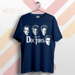 Legendary Time Lords The Doctors Who Navy T-Shirt