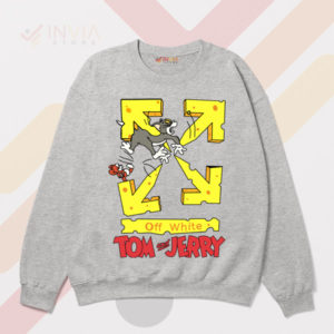 Legendary Tom and Jerry Streetwear Sport Grey Sweatshirt
