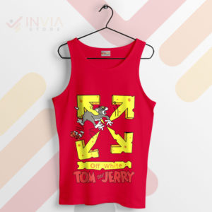 Legends Tom and Jerry Streetwear Red Tank Top