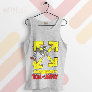 Legends Tom and Jerry Streetwear Sport Grey Tank Top