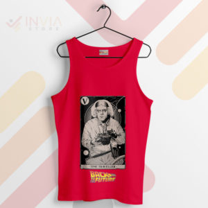Let Doc Brown Guide Your Path with Tarot Red Tank Top