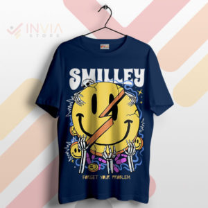 Let Your Smile Heal Forget Your Problem Navy T-Shirt