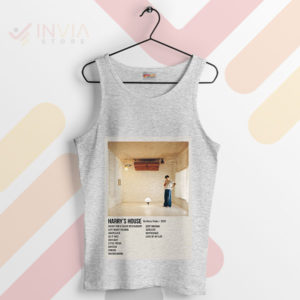 Let the Music Speak Harry's House Sport Grey Tank Top