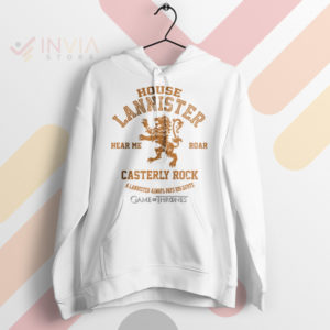 Lion's Rule House Lannister Dynasty White Hoodie