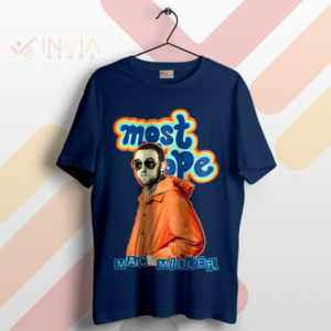 Mac Miller Forever Most Dope Tribute Navy T-Shirt
