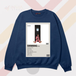 Mac Miller's Vibe the Swimming Album Navy Sweatshirt