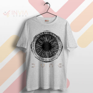 Master Your Fear Dune Inspired Graphic Sport Grey T-Shirt