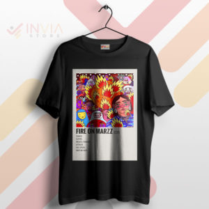 Melodies Fire on Marzz Album Tracklist Black T-Shirt