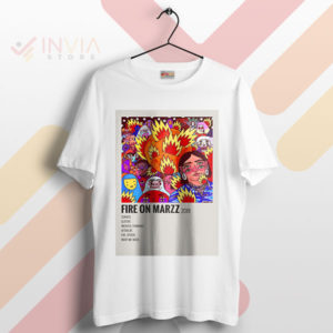 Melodies Fire on Marzz Album Tracklist T-Shirt