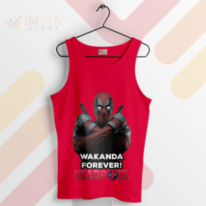 Mercenary's Deadpool Wakanda Forever Red Tank Top