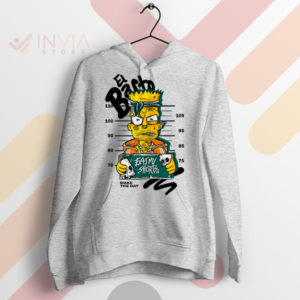 Mischief Masterpiece El Barto Mugshot Sport Grey Hoodie