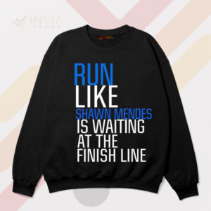 Moment Run Like Shawn Mendes Black Sweatshirt