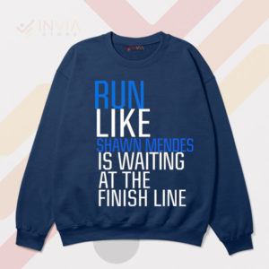 Moment Run Like Shawn Mendes Navy Sweatshirt