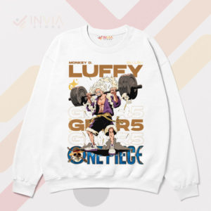 Monkey D Warrior Luffy Gear 5 Gym Sweatshirt