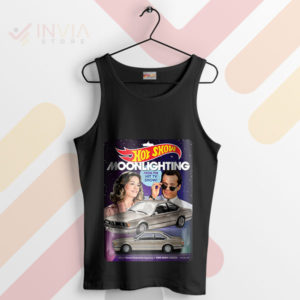 Moonlighting Blue Moon Detective Car Black Tank Top