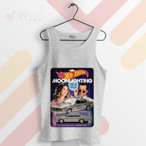 Moonlighting Blue Moon Detective Car Sport Grey Tank Top
