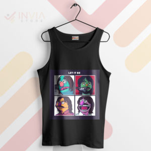 Muppet Mania Hits Fab Four Style Black Tank Top