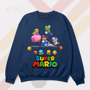 Mushroom Magic Mario and Friends Navy Sweatshirt