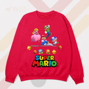 Mushroom Magic Mario and Friends Red Sweatshirt