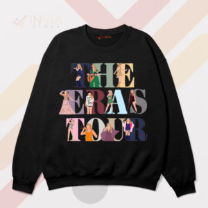 Music Evolution The Eras Tour Taylor Black Sweatshirt