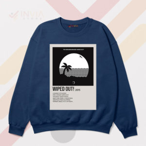 Must-Have Wiped Out Tracklist Song Navy Sweatshirt