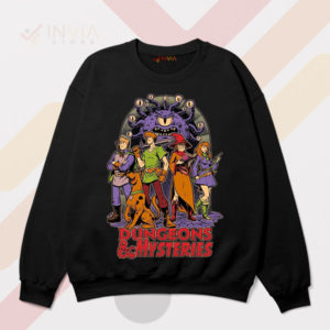Mystery Scooby-Doo Inspired DND Black Sweatshirt