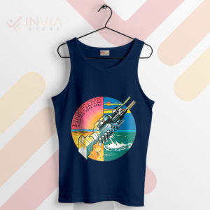 Mystical Floyd Wish You Were Here Navy Tank Top