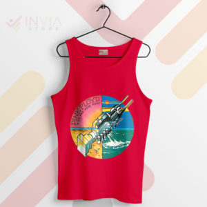 Mystical Floyd Wish You Were Here Red Tank Top
