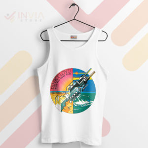 Mystical Floyd Wish You Were Here White Tank Top