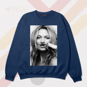 Mystique and Glamour Kate Moss Navy Sweatshirt