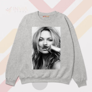 Mystique and Glamour Kate Moss Sport Grey Sweatshirt