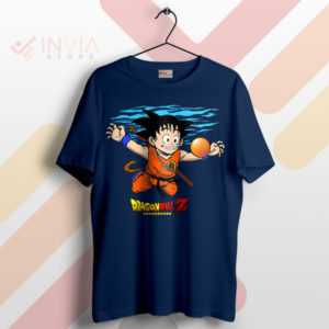 Nirvana Ball Z Goku Nevermind Navy T-Shirt
