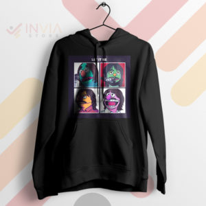 Nostalgia with Classic Fab Four Muppet Black Hoodie