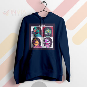 Nostalgia with Classic Fab Four Muppet Navy Hoodie