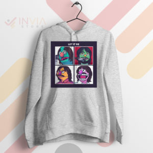 Nostalgia with Classic Fab Four Muppet Sport Grey Hoodie
