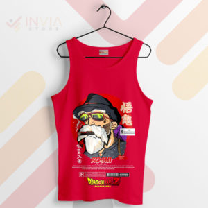 Old Sage Wisdom Master Roshi Red Tank Top