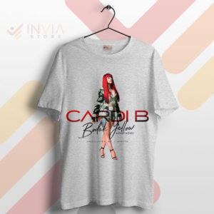 Own the Style with Cardi B's Bodak Yellow Sport Grey T-Shirt