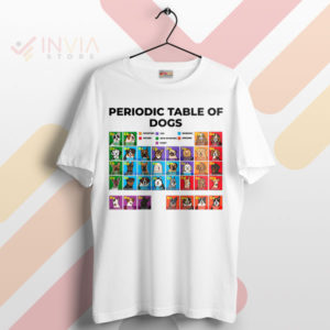 Paws and Elements Dog Lover's Periodic Table T-Shirt