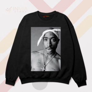 Portraits of Greatness Tupac Shakur Black Sweatshirt