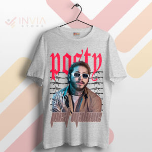 Posty's Signature Style Post Malone Sport Grey T-Shirt