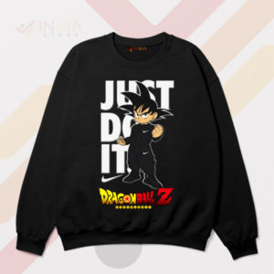 Power Up with Goku Just Do It Black SweatshirtPower Up with Goku Just Do It Black Sweatshirt