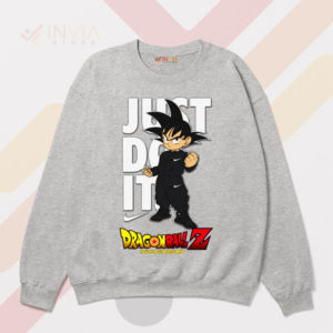 Power Up with Goku Just Do It Sport Grey Sweatshirt