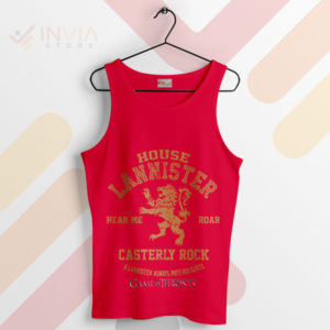 Prestige Lannister Game Of Thrones Red Tank Top