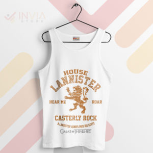 Prestige Lannister Game Of Thrones White Tank Top