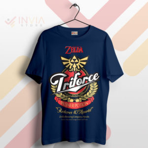Raise Your Glass Triforce Pilsner Potion Navy T-Shirt