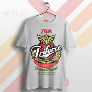 Raise Your Glass Triforce Pilsner Potion Sport Grey T-Shirt