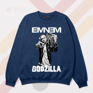 Rap God Approved Eminem Godzilla Navy Sweatshirt