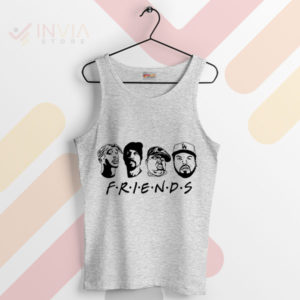 Rap Legends on Set Friends Series Sport Grey Tank Top