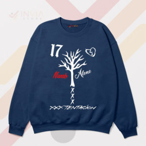 Raw Emotion XXXTentacion Numb Alone Navy Sweatshirt