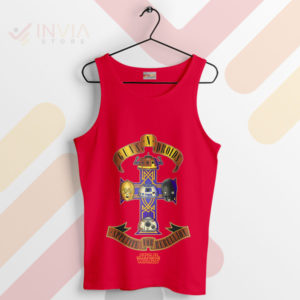 Rebel Alliance Guns N Droids Red Tank Top